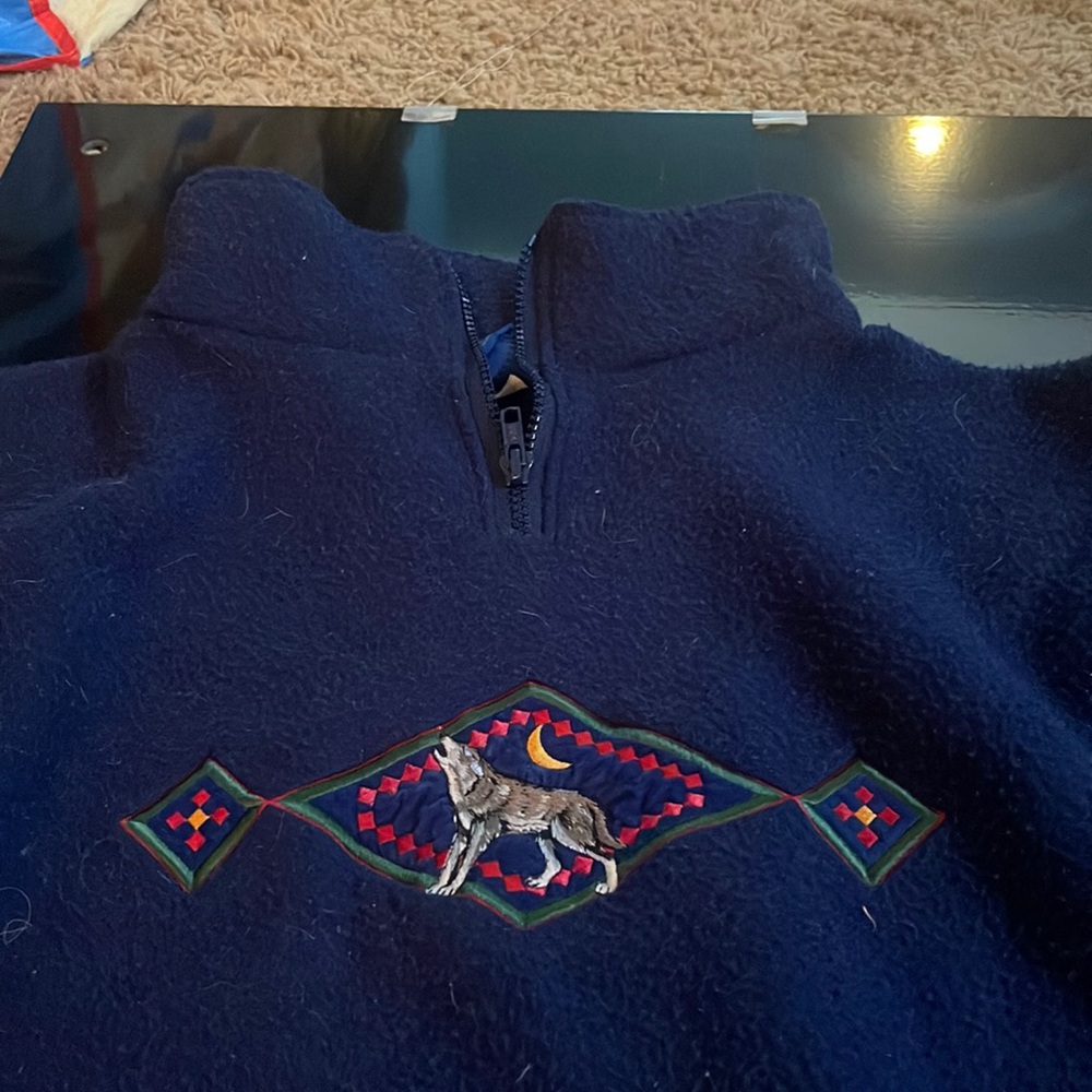 men’s or women’s quarter zip fleece